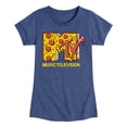 thumbnail image 1 of MTV Logo - MTV Pizza - Youth Girls Fitted Short Sleeve T-Shirt, 1 of 4
