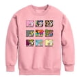 thumbnail image 1 of MTV Logo - MTV Top Logo Grid - Youth Boys Crew Fleece Sweatshirt, 1 of 3