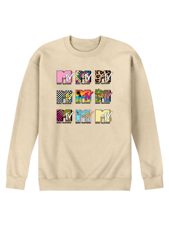 - MTV Top Logos Men's Graphic Fleece Sweatshirt