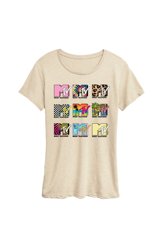 Logo - MTV Top Logos - Women's Short Sleeve Graphic T-Shirt