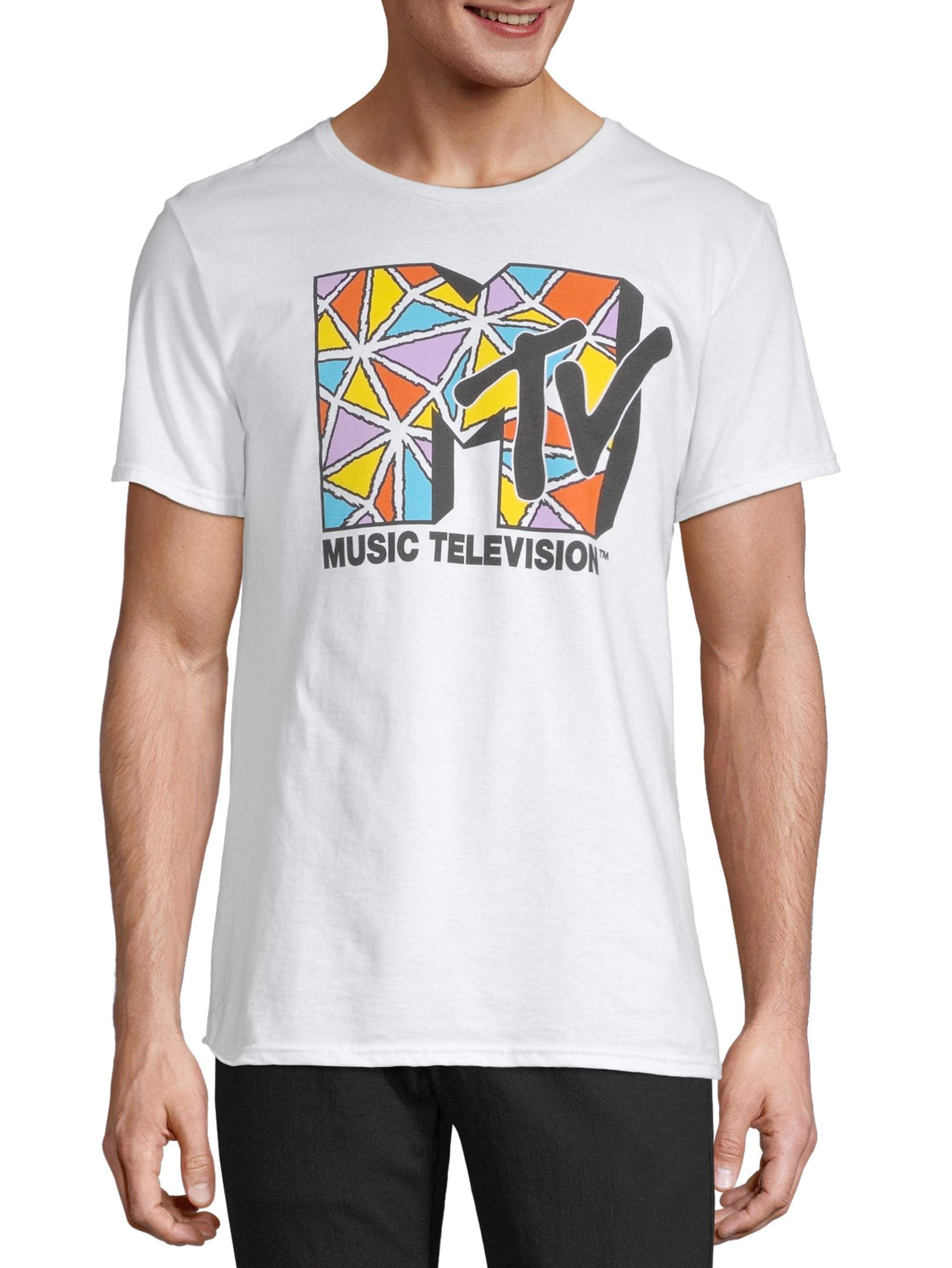 MTV Logo Men s and Big Men s Graphic T shirt
