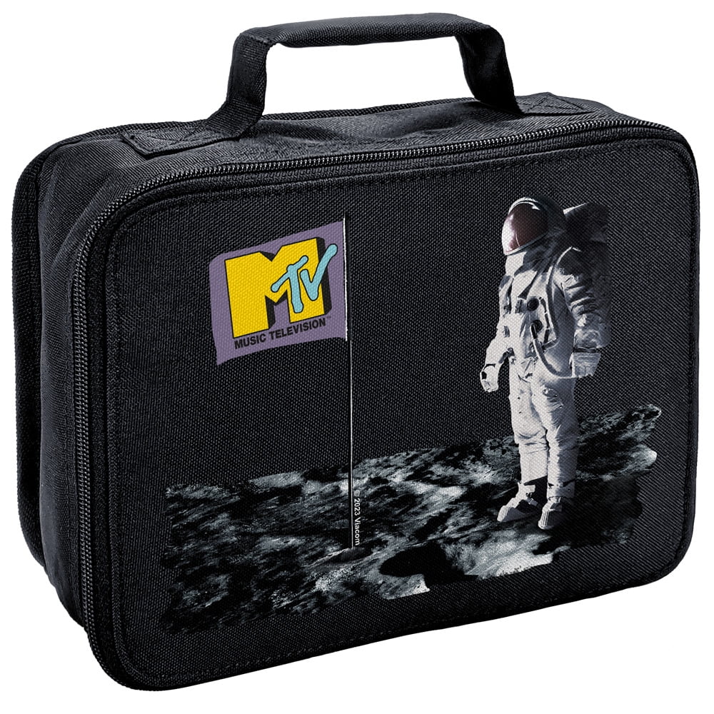 MTV - Logo Moon Man Insulated Soft Sided Lunch Box - Reusable Lunch Bag