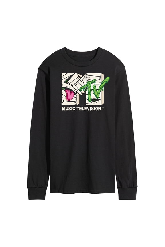 - Logo Mummy Monster  - Men's Long Sleeve T-Shirt