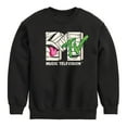 thumbnail image 1 of MTV - Logo Mummy Monster  - Toddler & Youth Crewneck Fleece Sweatshirt, 1 of 4