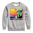 thumbnail image 1 of MTV Logo - Ocean Wave - Toddler And Youth Crewneck Fleece Sweatshirt, 1 of 5