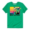 thumbnail image 1 of MTV Logo - Ocean Wave - Toddler And Youth Short Sleeve Graphic T-Shirt, 1 of 5