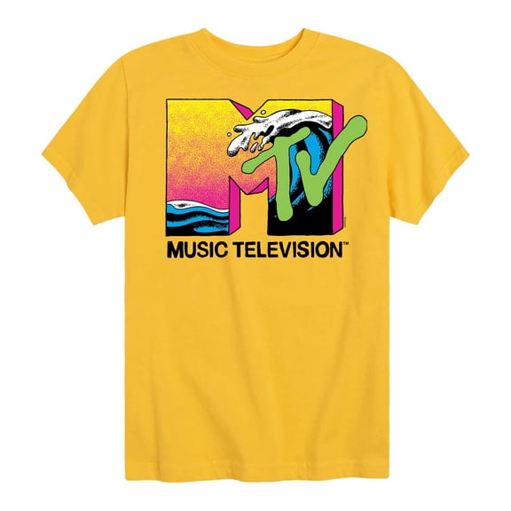MTV Logo - Ocean Wave - Toddler And Youth Short Sleeve Graphic T-Shirt