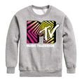 thumbnail image 1 of MTV Logo - Optical 80S - Toddler And Youth Crewneck Fleece Sweatshirt, 1 of 5