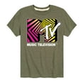thumbnail image 1 of MTV Logo - Optical 80S - Toddler And Youth Short Sleeve Graphic T-Shirt, 1 of 5