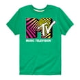 thumbnail image 1 of MTV Logo - Optical 80S - Toddler And Youth Short Sleeve Graphic T-Shirt, 1 of 5
