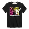 thumbnail image 1 of MTV Logo - Optical 80S - Toddler And Youth Short Sleeve Graphic T-Shirt, 1 of 5