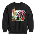 thumbnail image 1 of MTV Logo - Pineapple Party - Toddler And Youth Crewneck Fleece Sweatshirt, 1 of 5