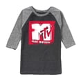 thumbnail image 1 of MTV Logo - Punk Poster - Toddler And Youth Raglan Graphic T-Shirt, 1 of 3