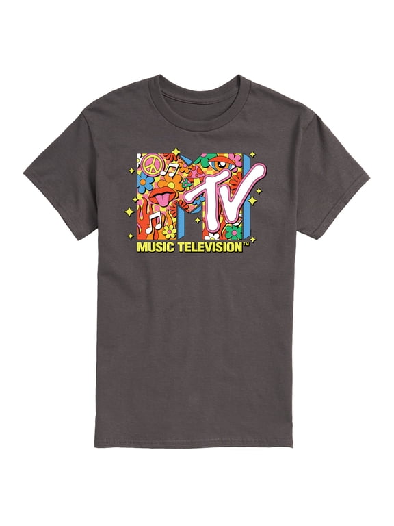 - Logo Retro Collage Men's Short Sleeve Graphic T-Shirt