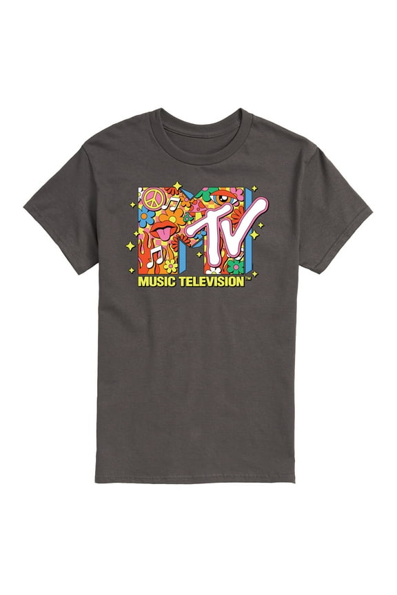 - Logo Retro Collage - Men's Short Sleeve Graphic T-Shirt