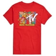 thumbnail image 1 of MTV - Logo Retro Collage - Men's Short Sleeve Graphic T-Shirt, 1 of 4
