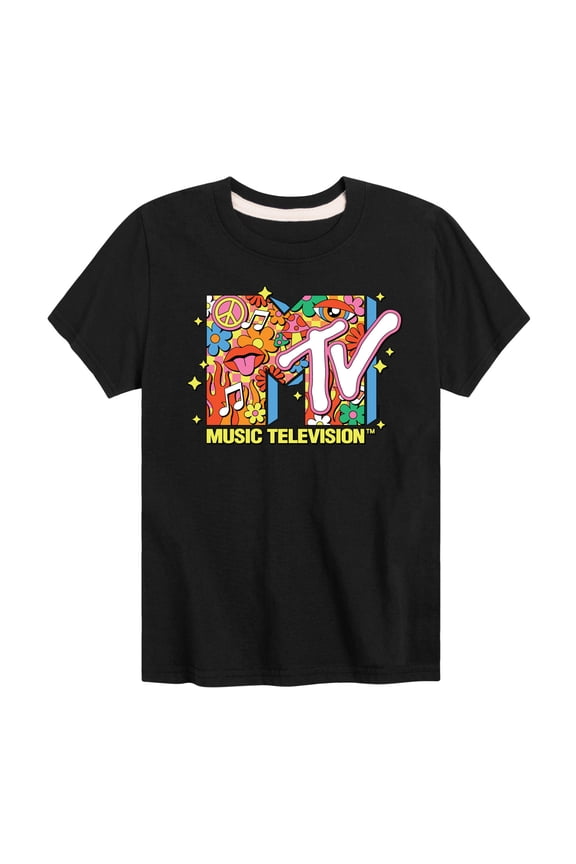 - Logo Retro Collage - Toddler & Youth Short Sleeve Graphic T-Shirt