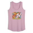 thumbnail image 1 of MTV - Logo Retro Collage - Women's Racerback Tank Top, 1 of 4