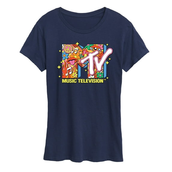 MTV - Logo Retro Collage - Women's Short Sleeve Graphic T-Shirt