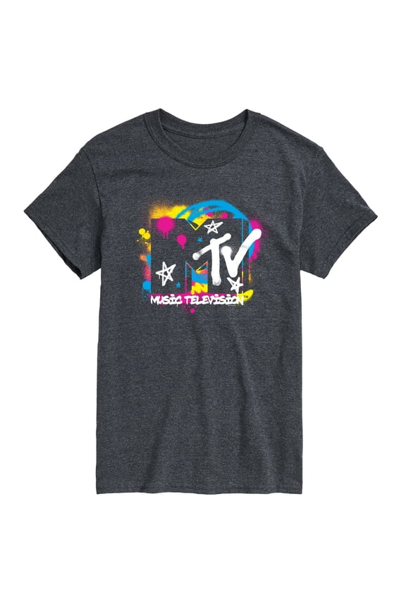 Logo - Spray Paint - Men's Short Sleeve Graphic T-Shirt