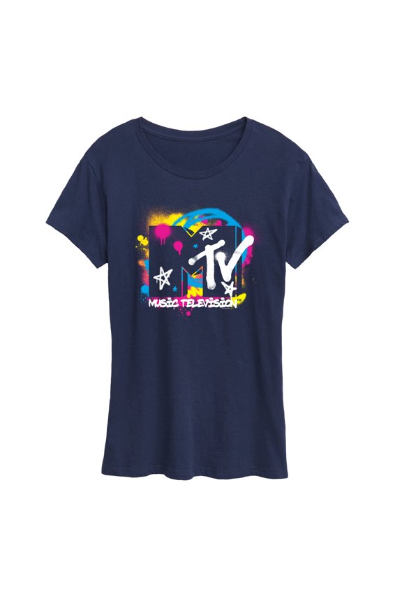 Logo - Spray Paint - Women's Short Sleeve Graphic T-Shirt