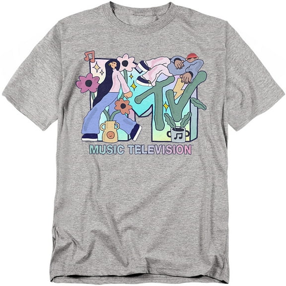MTV - Logo T-Shirt Groovy Icons Unisex Graphic Tee for Men & Women