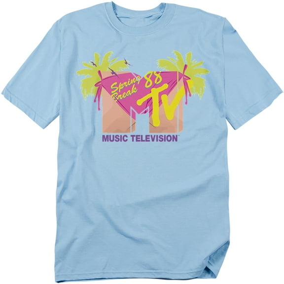 MTV - Logo T-Shirt Spring Break '88 Unisex Graphic Tee for Men & Women