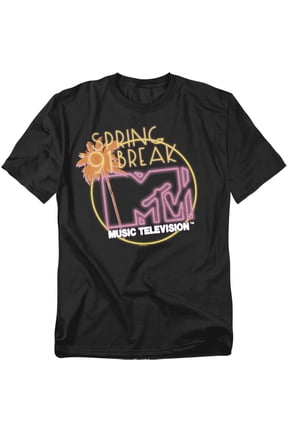 - Logo T-Shirt Spring Break '91 Neon Sign Unisex Graphic Tee for Men & Women