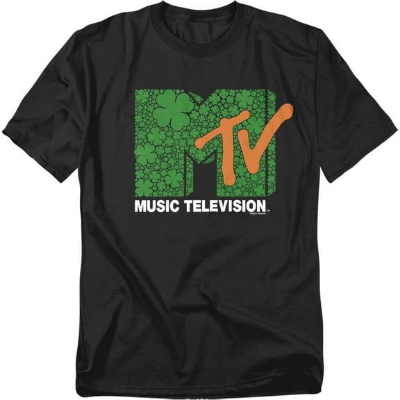 MTV - Logo T-Shirt St. Patrick'S Day Shamrock Logo Unisex Graphic Tee for Men & Women