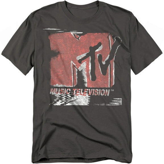 MTV - Logo T-Shirt Washed Out Logo Unisex Graphic Tee for Men & Women
