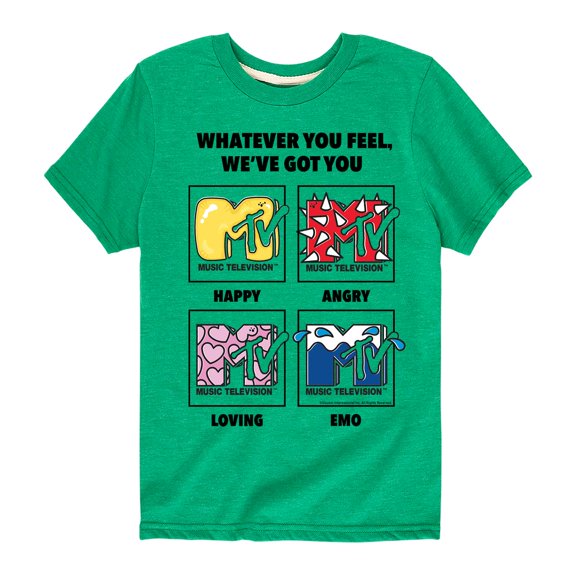 MTV Logo - Whatever You Feel, We've Got You - Toddler And Youth Short Sleeve Graphic T-Shirt