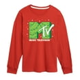 thumbnail image 1 of MTV - MTV Christmas Tree - Toddler & Youth Long Sleeve Graphic T-Shirt, 1 of 5