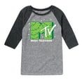thumbnail image 1 of MTV - MTV Christmas Tree - Toddler & Youth Raglan Graphic T-Shirt, 1 of 5