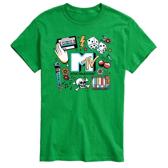 MTV - MTV Flash Tattoos - Men's Short Sleeve Graphic T-Shirt