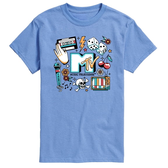 MTV - MTV Flash Tattoos - Men's Short Sleeve Graphic T-Shirt