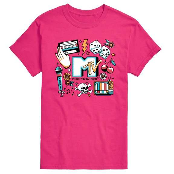MTV - MTV Flash Tattoos - Men's Short Sleeve Graphic T-Shirt