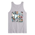 thumbnail image 1 of MTV - MTV Flash Tattoos - Men's Sleeveless Graphic Tank, 1 of 3