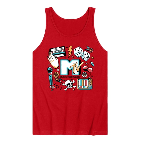 MTV - MTV Flash Tattoos - Men's Sleeveless Graphic Tank