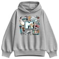 thumbnail image 1 of MTV - MTV Flash Tattoos - Women's Oversized Fleece Hoodie Sweatshirt, 1 of 3