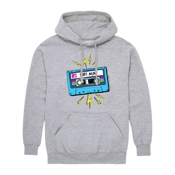 MTV - MTV Logo - Men's Pullover Hooded Fleece Sweatshirt