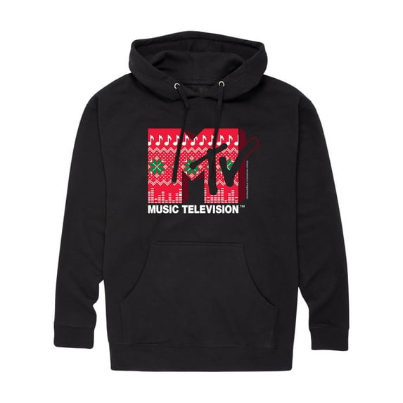 MTV - MTV Logo - Men's Pullover Hooded Fleece Sweatshirt
