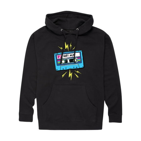 MTV - MTV Logo - Men's Pullover Hooded Fleece Sweatshirt
