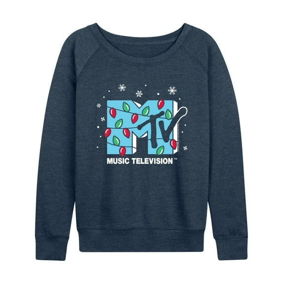 MTV - MTV Logo - Women's Lightweight French Terry Long Sleeve Shirt