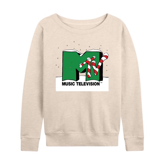 MTV - MTV Logo - Women's Lightweight French Terry Long Sleeve Shirt