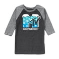 thumbnail image 1 of MTV - MTV Snowflakes - Toddler & Youth Raglan Graphic T-Shirt, 1 of 1