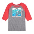 thumbnail image 1 of MTV - MTV Snowflakes - Toddler & Youth Raglan Graphic T-Shirt, 1 of 1