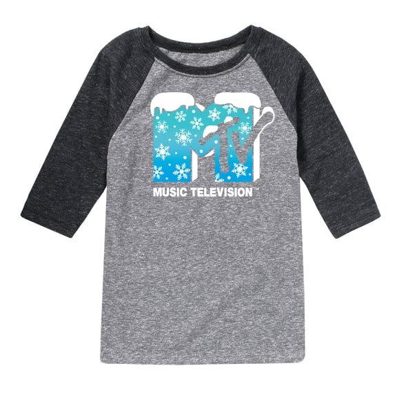 MTV - MTV Snowflakes - Toddler & Youth Raglan Graphic T-Shirt