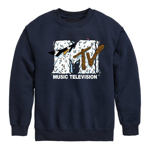 MTV - MTV Snowman - Toddler & Youth Crewneck Fleece Sweatshirt