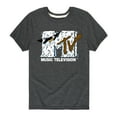 thumbnail image 1 of MTV - MTV Snowman - Toddler & Youth Short Sleeve Graphic T-Shirt, 1 of 5