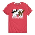 thumbnail image 1 of MTV - MTV Snowman - Toddler & Youth Short Sleeve Graphic T-Shirt, 1 of 5